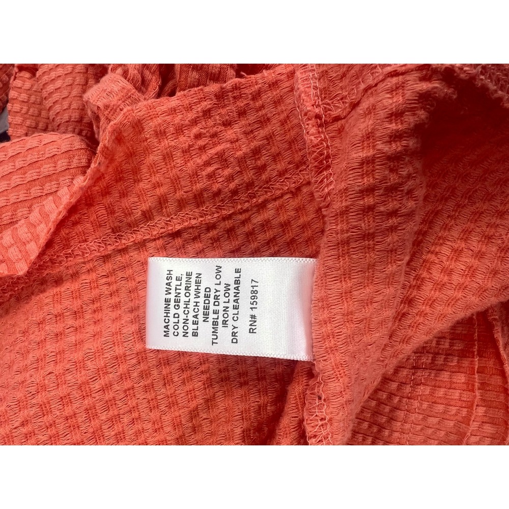 Women's Alter'd state‎ baby doll top color coral/orange size Medium - Picture 8 of 9